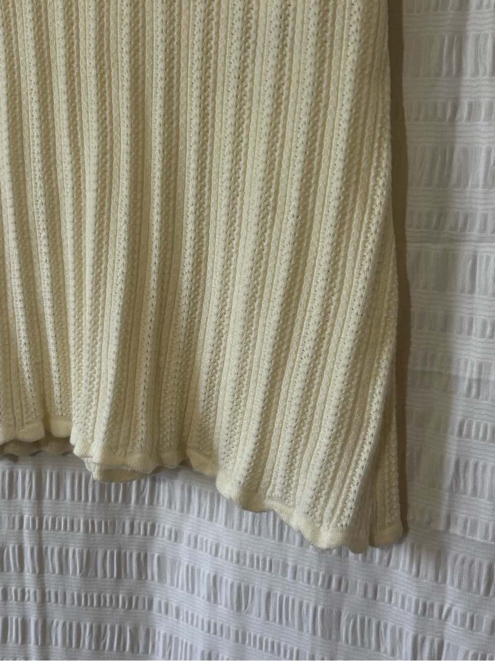 Sezane Cloe Jumper Cream Sz XL - Picture 5 of 11